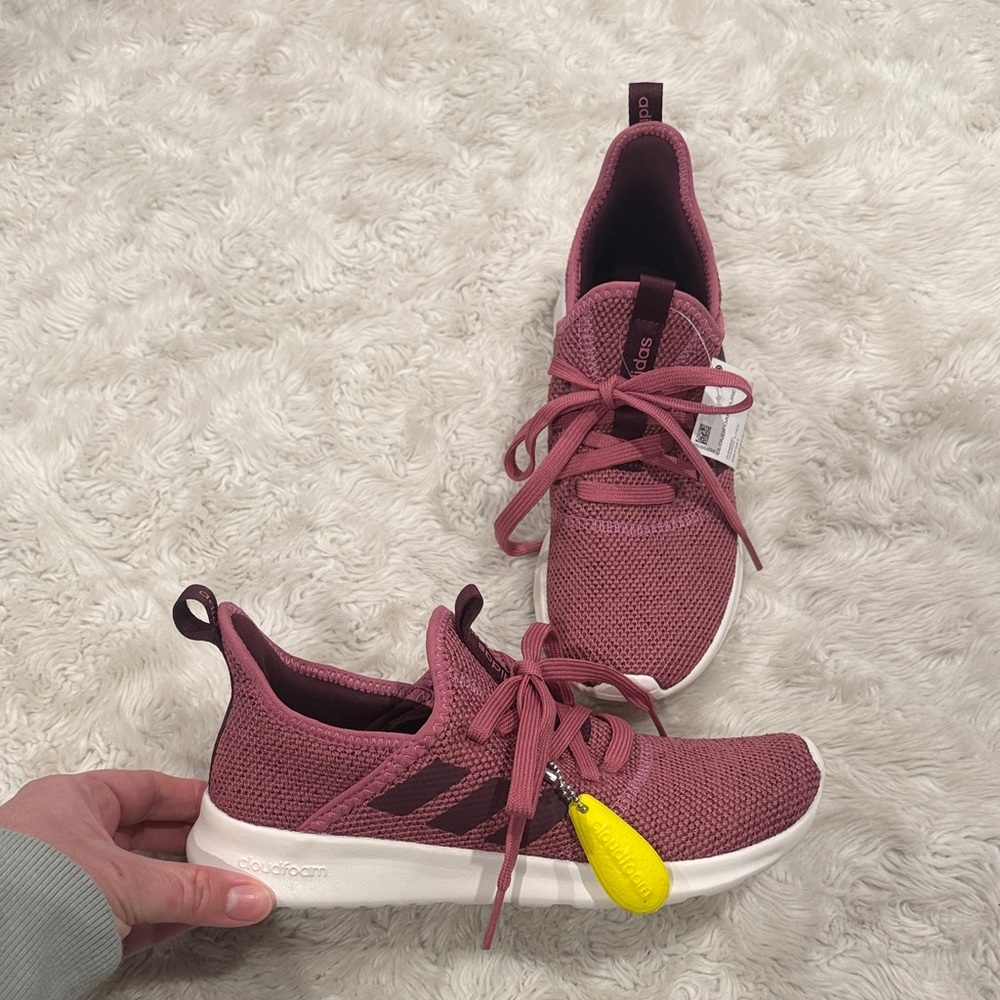 Women's Cloudfoam Dusty Pink Pure Running Shoes Athletic Sneakers Size 5 NWT - Picture 3 of 6